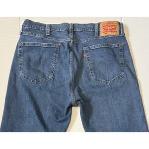 LEVI'S 505 - Men's Regular Fit Straight Leg Denim Blue Jeans - Size 38x32